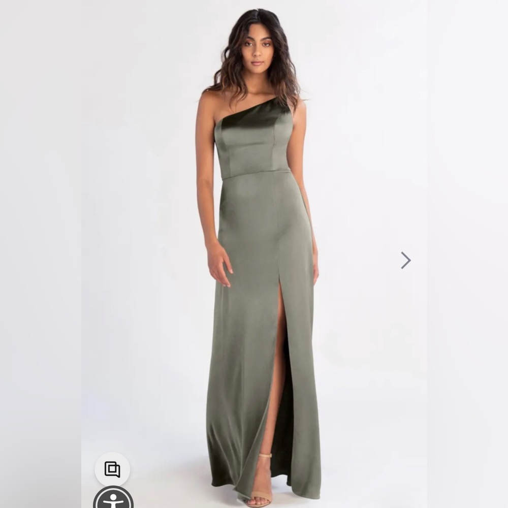 Jenny Yoo Jensen Dress Moss Size 6